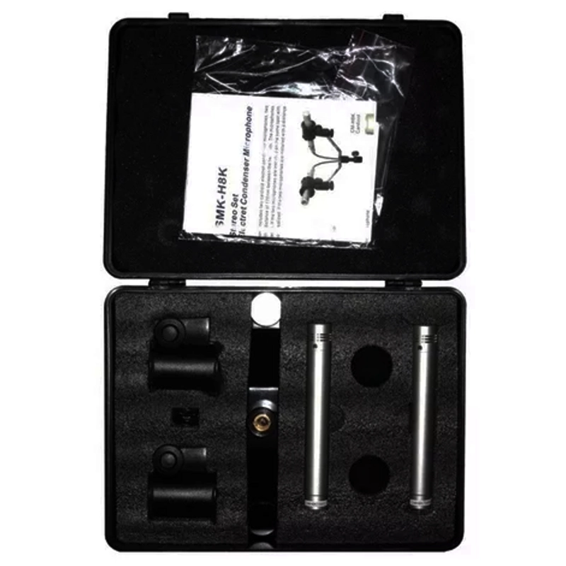 PAR MICROFONOS CONDENSADOR PARA INSTRUMENTOS SUPERLUX SMKH8K - 3
