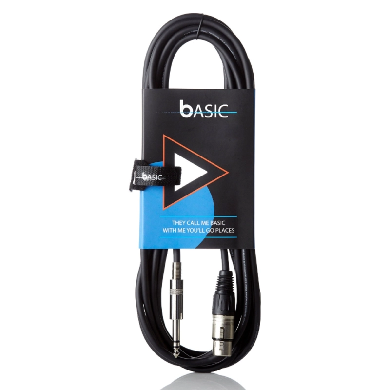 CABLE XLR HEMBRA A JACK 6.3 MM ESTE REO 5 METROS BESPECO BSMC 500 - 1
