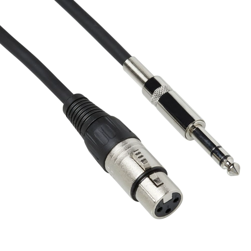 CABLE XLR HEMBRA A JACK 6.3 MM ESTE REO 5 METROS BESPECO BSMC 500 - 2