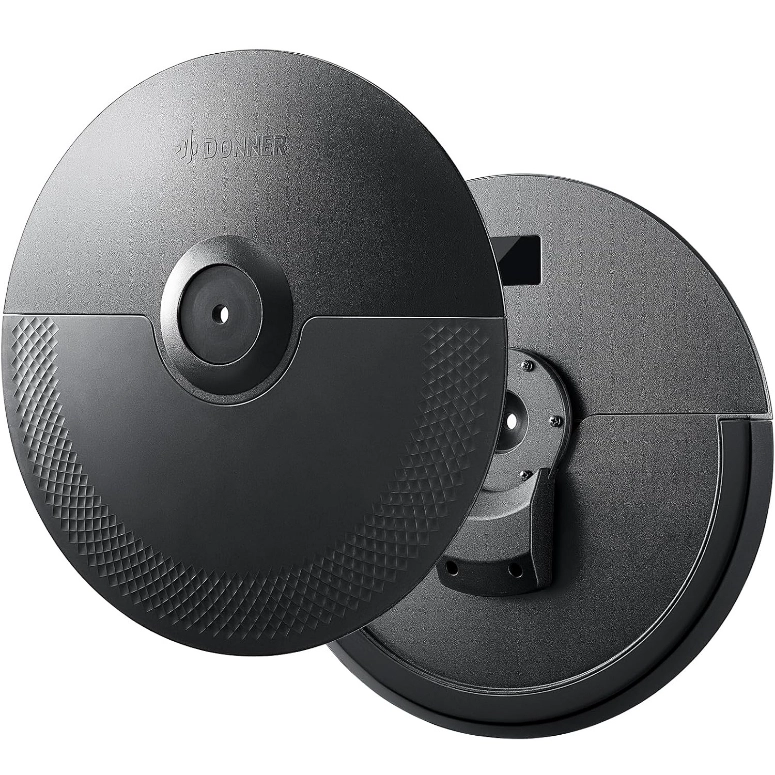 JUEGO DE PLATILLO MUTE CON SOPORTE DONNER DED-200CY - 2