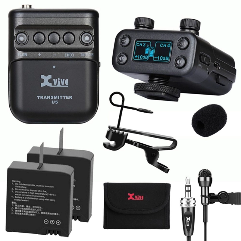 MICROFONO INALAMBRICO PARA CAMARAS XVIVE U-5 - 2