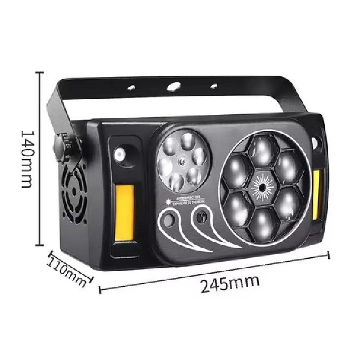 EFECTO DE ILUMINACION LED DISCO PRO-LIGHT CYCLONE - 2