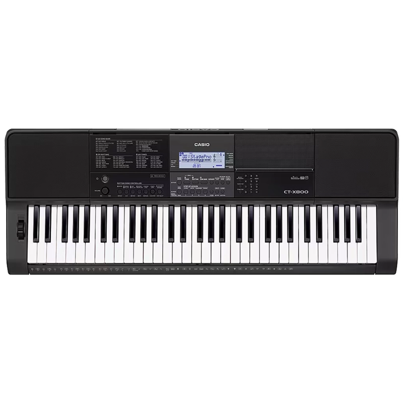 TECLADO DIGITAL 61 TELCAS NEGRO CASIO CT-X800 - 1