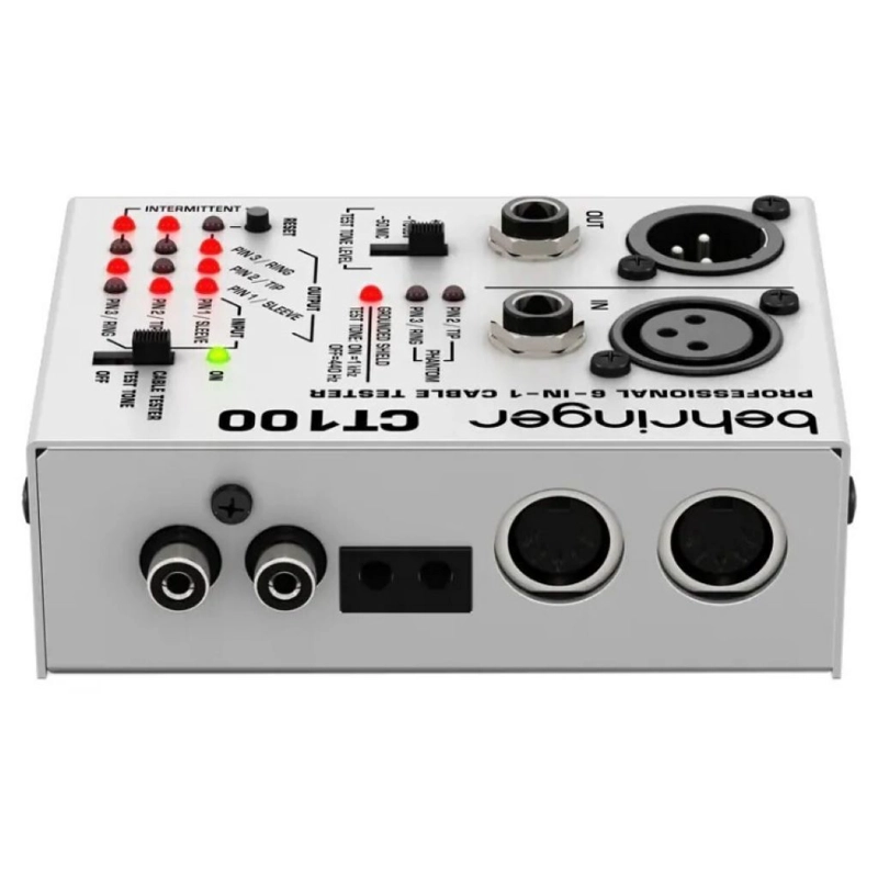 TESTEADOR DE CABLES PROFESIONAL 6 EN 1 BEHRINGER CT-100 - 2