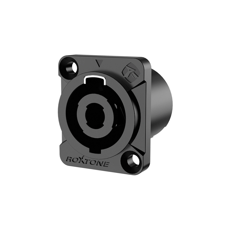 CONECTOR MACHO PARA ALTAVOZ DE 4 POLOS CONTACTOS ESTAÑADOS ROXTONE RS4MD-T - 1