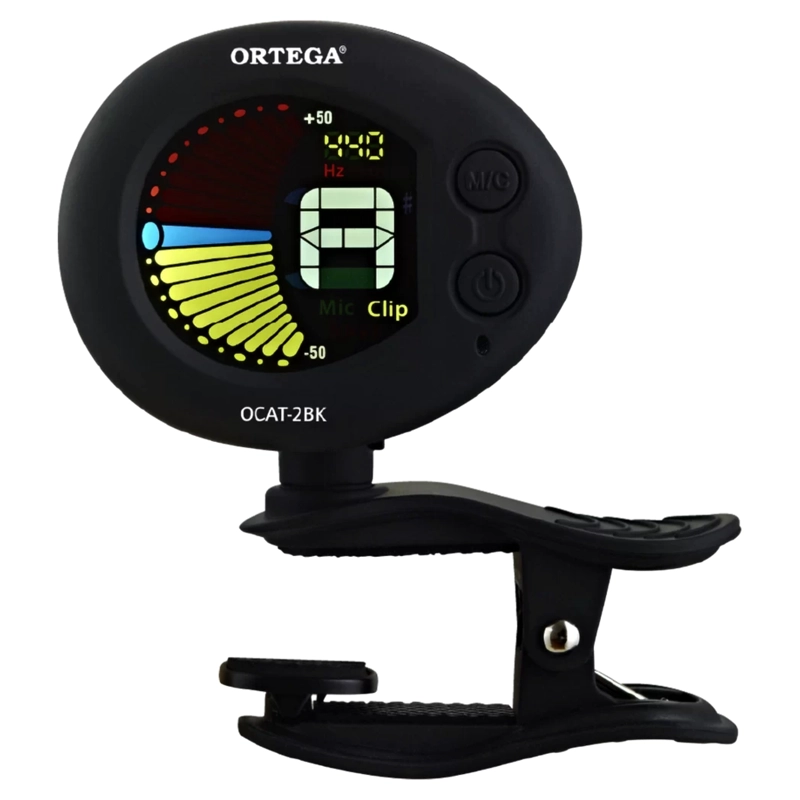 AFINADOR CON METRONOMO PARA GUITARRA ORTEGA OCAT-2BK - 1