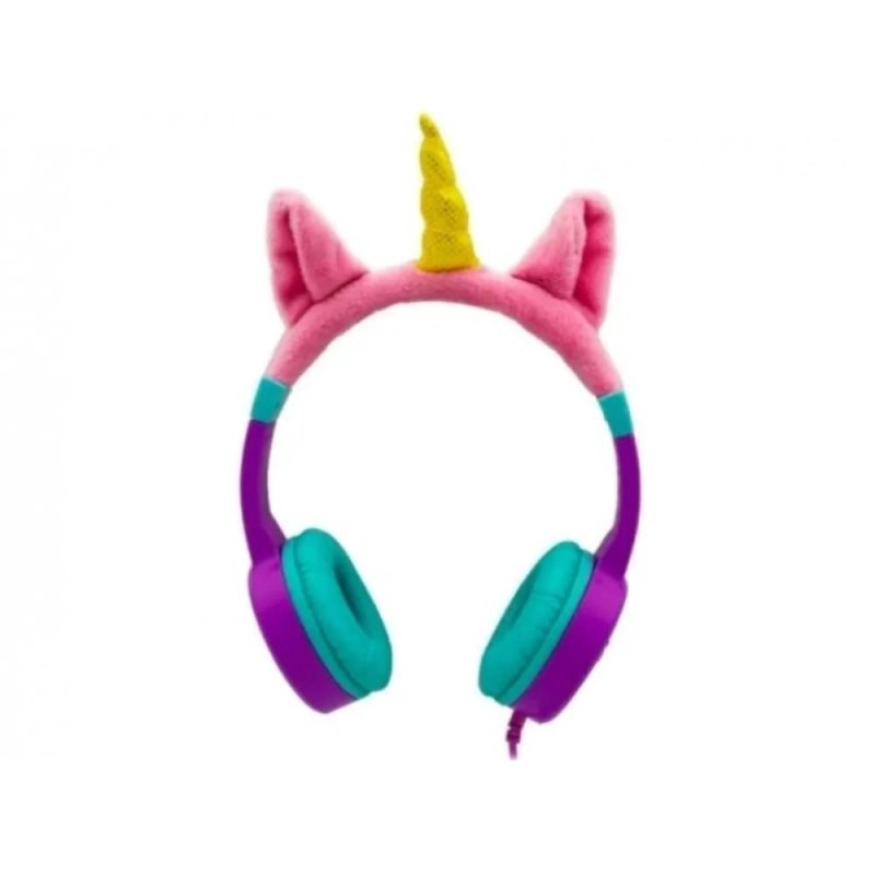 AUDIFONOS OVER EAR PARA NIÑOS MONSTER AUDIO COOLKID UNICORN PURPURA - 2