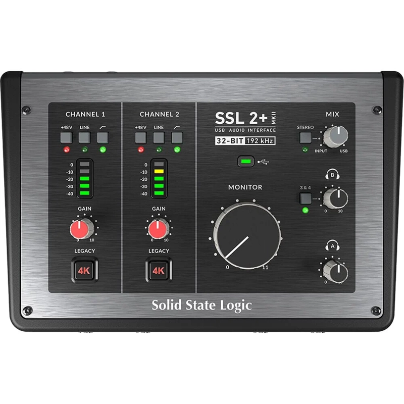 INTERFAZ DE AUDIO SOLID STATE LOGIC SSL2+ MKII - 1