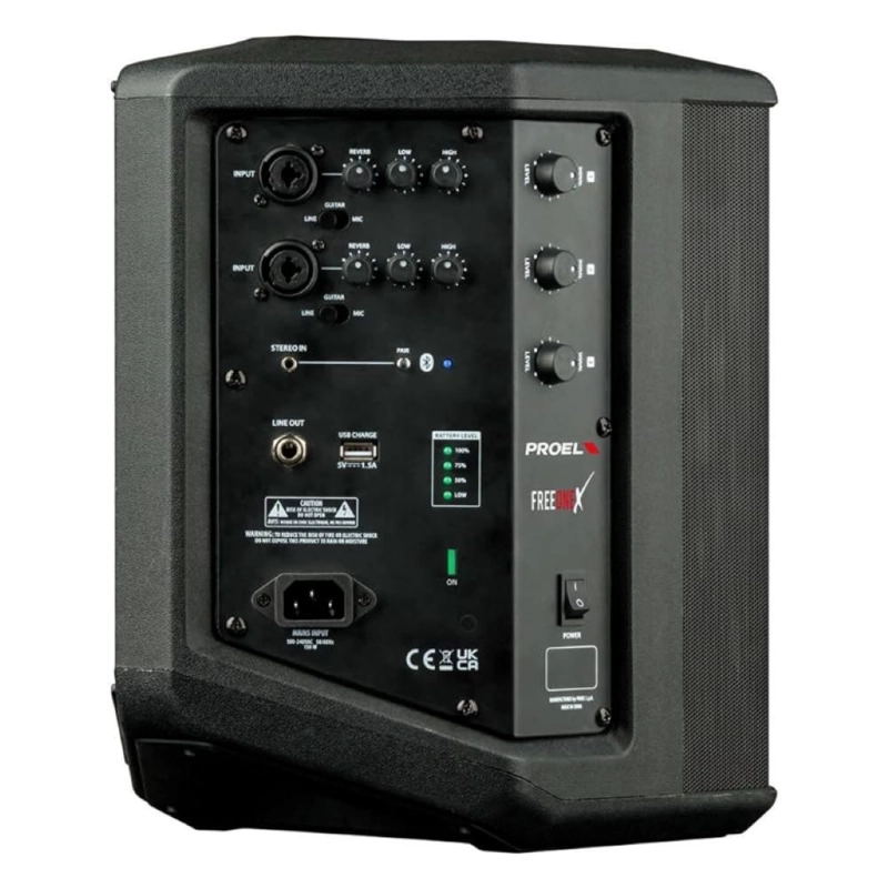 PARLANTE PORTATIL CON BLUETOOTH  PROEL FREEONEX - 2