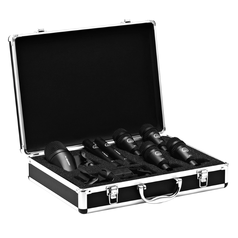 SET 7 MICROFONOS DINAMICOS PARA BATERIA AKG DRUM SET SESSION I - 2