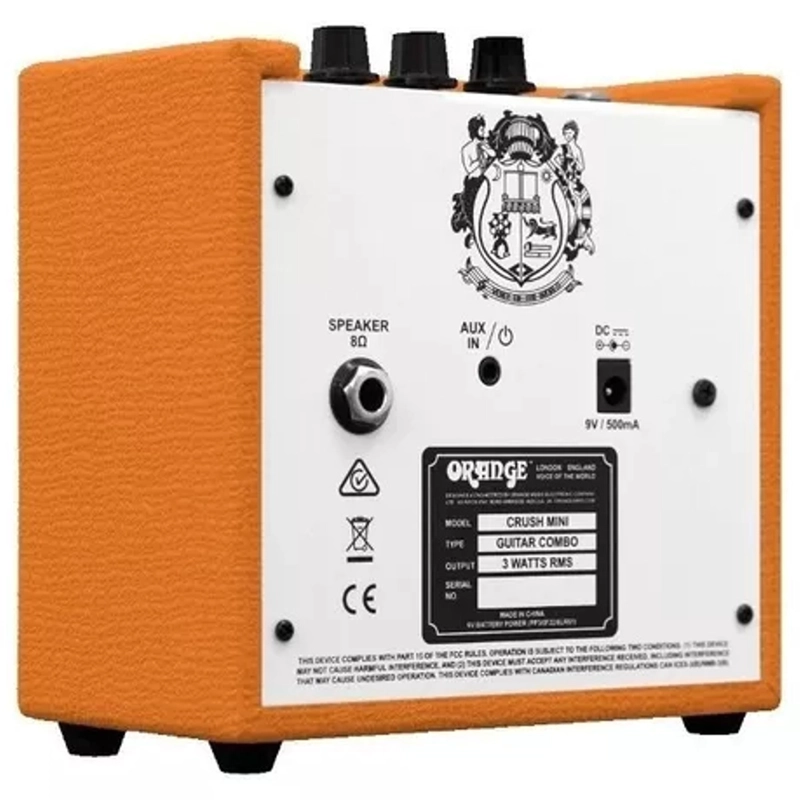 MINI AMPLIFICADOR PORTATIL ORANGE CRUSH MINI - 3