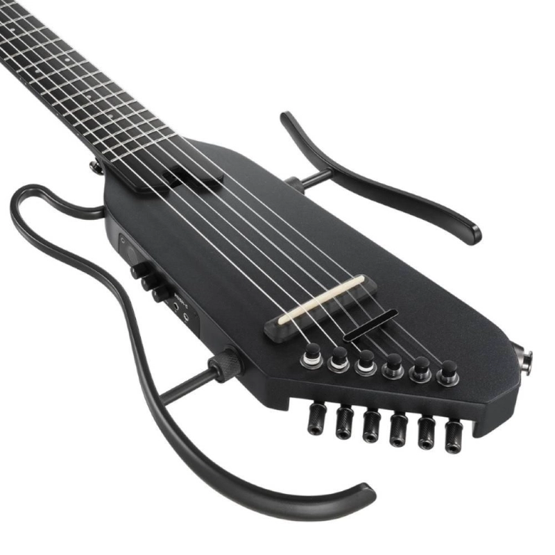 GUITARRA ELECTROACUSTICA PORTATIL DONNER HUSH-C BLACK - 2