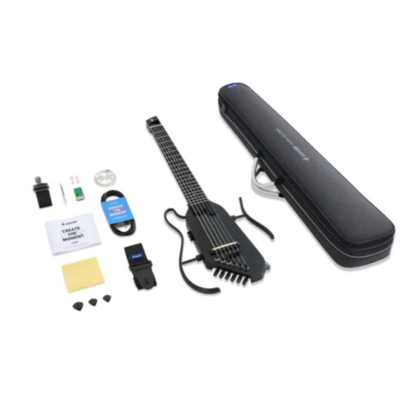 GUITARRA ELECTROACUSTICA PORTATIL DONNER HUSH-C BLACK - 3