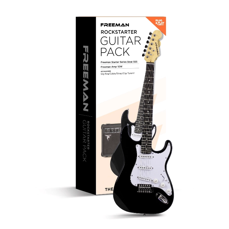 PACK DE GUITARRA FREEMAN ROCK STARTER BK - 2