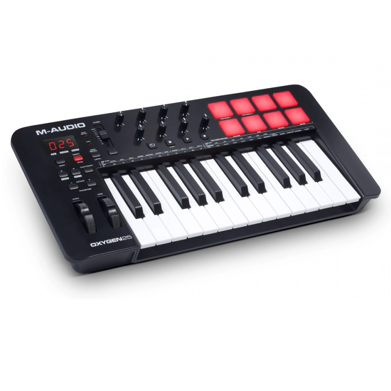 CONTROLADOR MIDI M-AUDIO OXIGEN 25 MKV - 3
