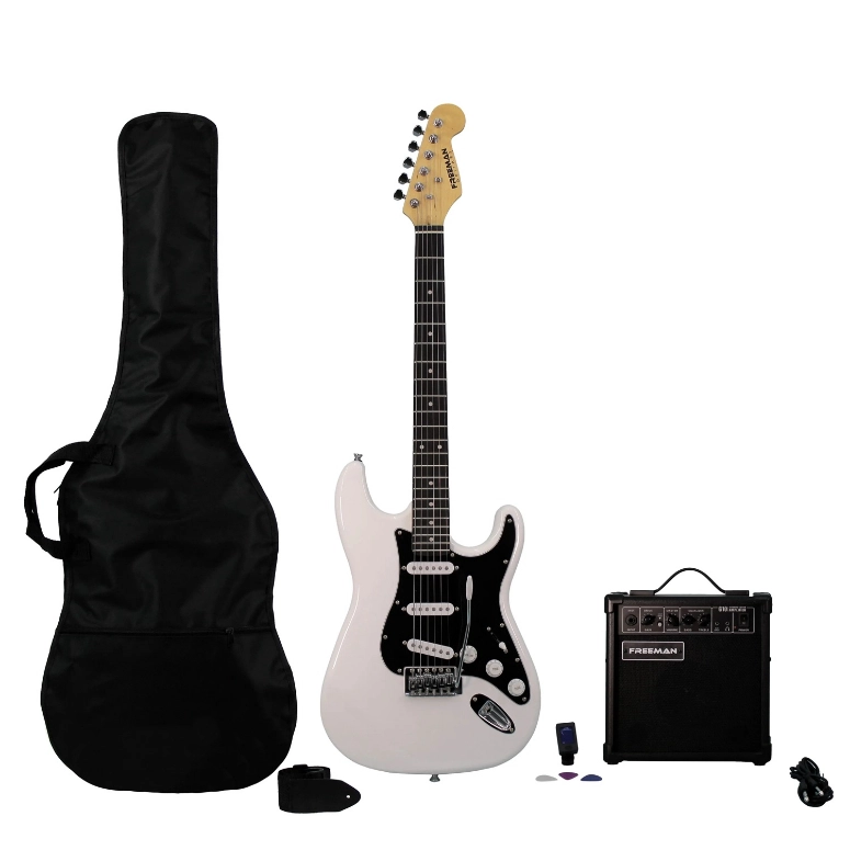 PACK GUITARRA FREEMAN ROCKSTARTER WH - 3