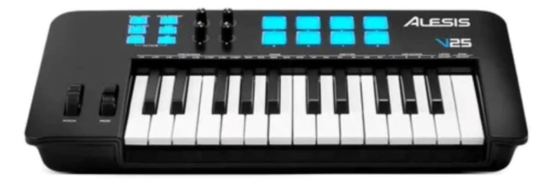 CONTROLADOR MIDI 25 TECLAS PROFESIONAL ALESIS V 25 MKII - 2