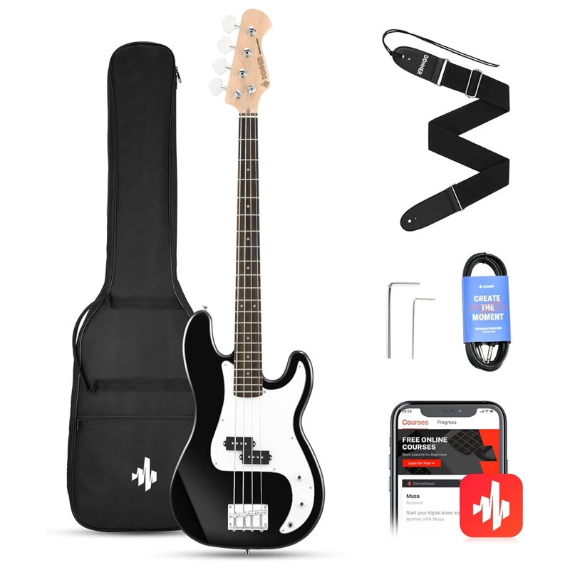 PACK BAJO ELE CTRICO CON BOLSO DONNER DPB-510B - 1