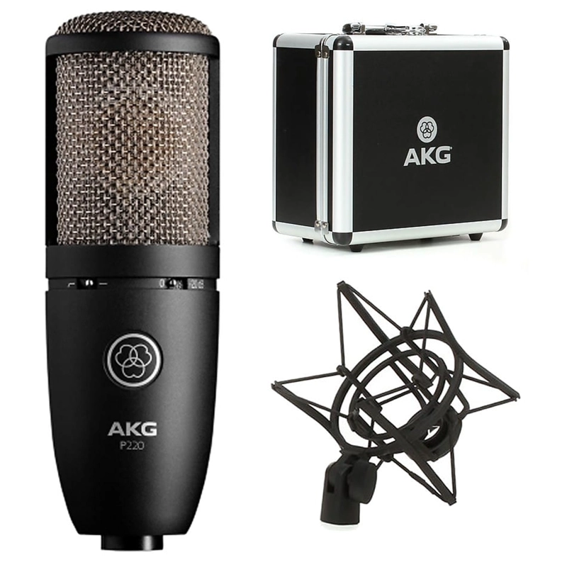 MICROFONO CONDENSADOR HOME STUDIO AKG P 420 - 3