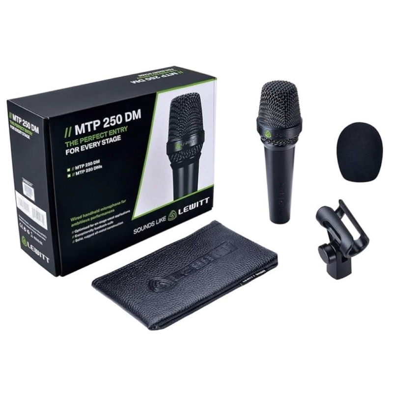 MICROFONO VOCAL DINAMICO LEWITT MTP 250 DM - 3