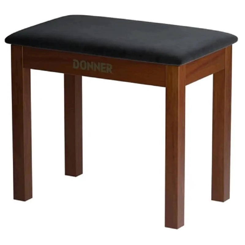 BANQUETA DE PIANO ACOLCHADA DONNER DKB-10 MARRON - 1