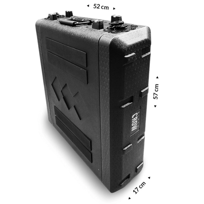CASE LARGO DE 2 ESPACIOS BLACK CROW PECQ-2U - 4
