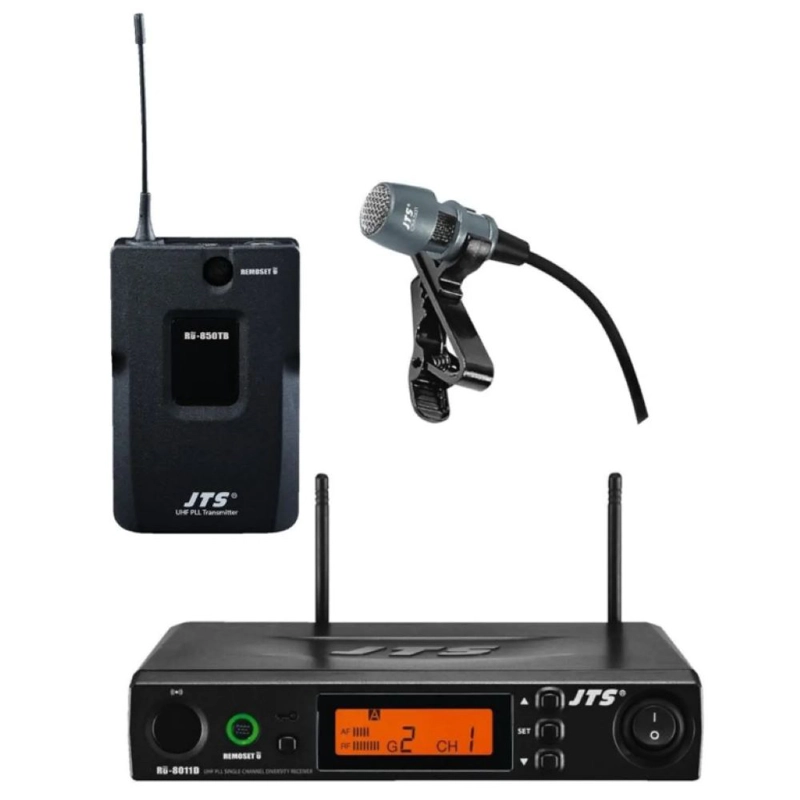SISTEMA DE MICROFONO INALAMBRICO JTS RU8011D  RU850TB  CM501 - 1