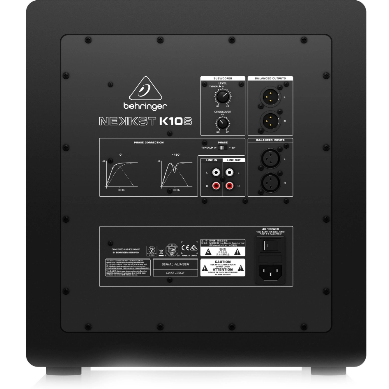 SUBWOOFER DE ESTUDIO BEHRINGER K 10S - 2