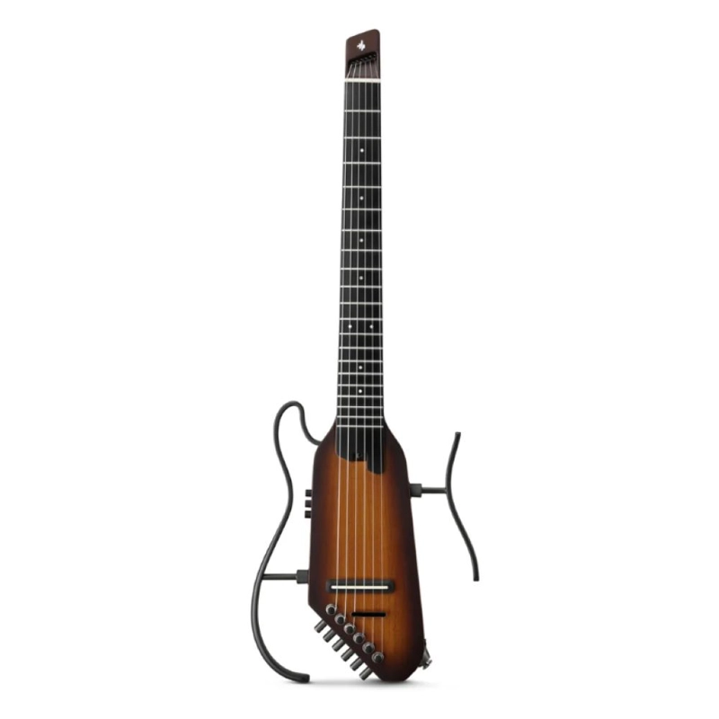 GUITARRA ELECTROACUSTICA PORTATIL DONNER HUSH-C SUNBURST. - 1