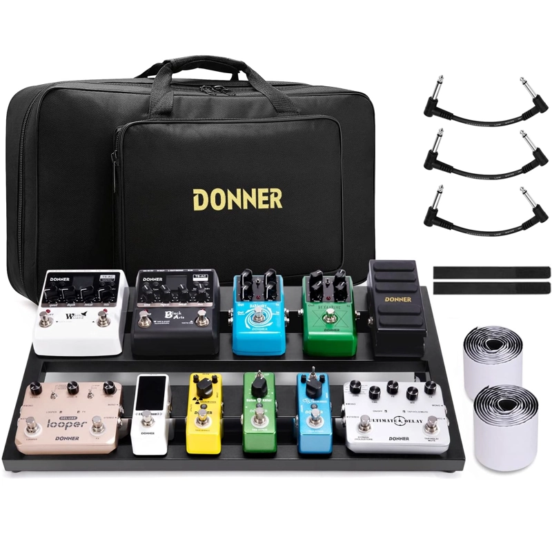 PEDALBOARDS DE ALUMINIO CON FUNDA DONNER DB-3. - 1
