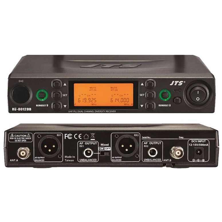 MICROFONOS INALAMBRICOS JTS RU 8012DB / RU850LTH - 2