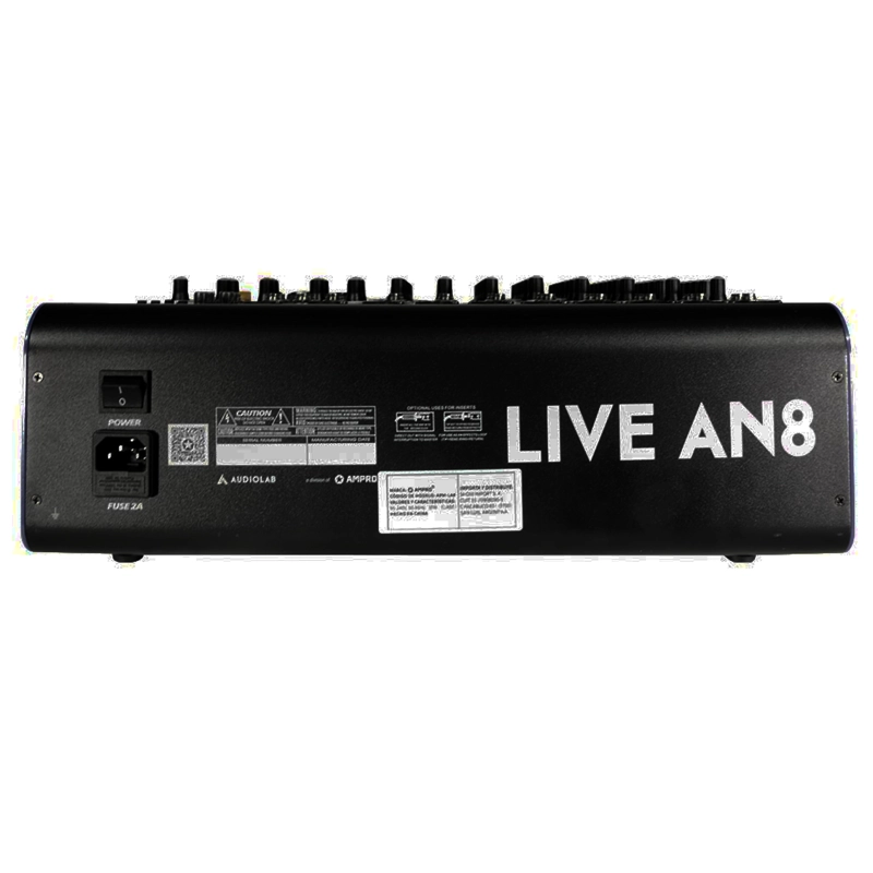 MEZCLADOR ANALOGO 8 CANALES PROFESIONAL AUDIO LAB LIVE AN8 - 3