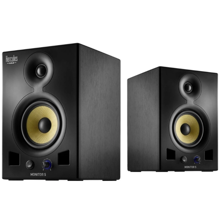 PARLANTES MONITORES HOME STUDIO HERCULES MONITOR DJ 5 - 1