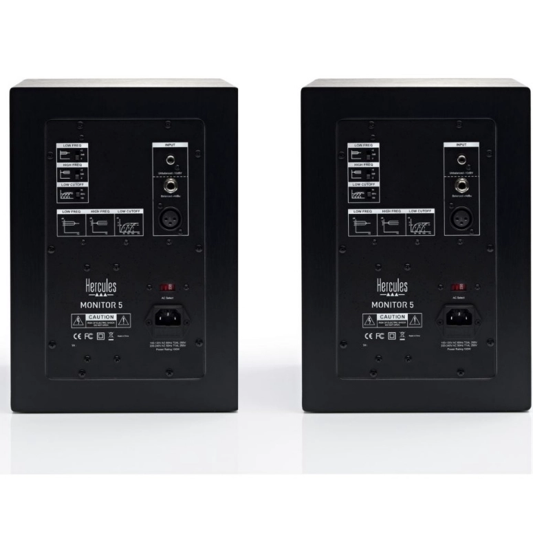 PARLANTES MONITORES HOME STUDIO HERCULES MONITOR DJ 5 - 2