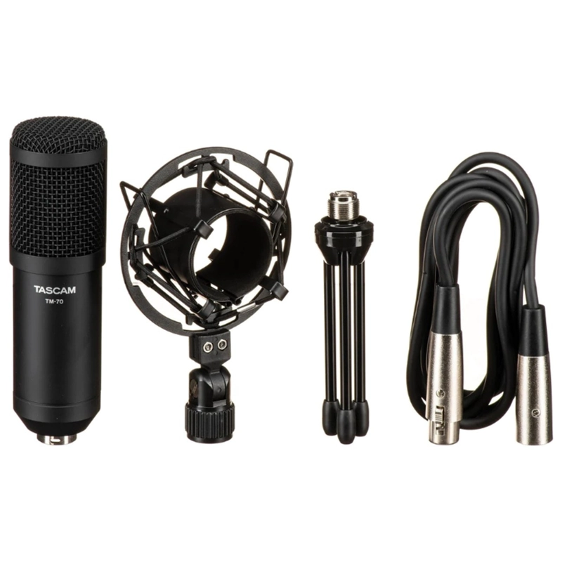 MICROFONO DINAMICO PROFESIONAL TASCAM TM-70 - 3