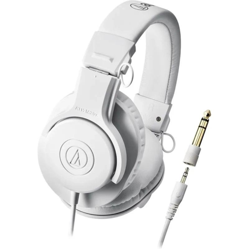 AUDIFONOS OVER EAR HOME STUDIO AUDIO-TECHNICA ATH-M20X WH - 1
