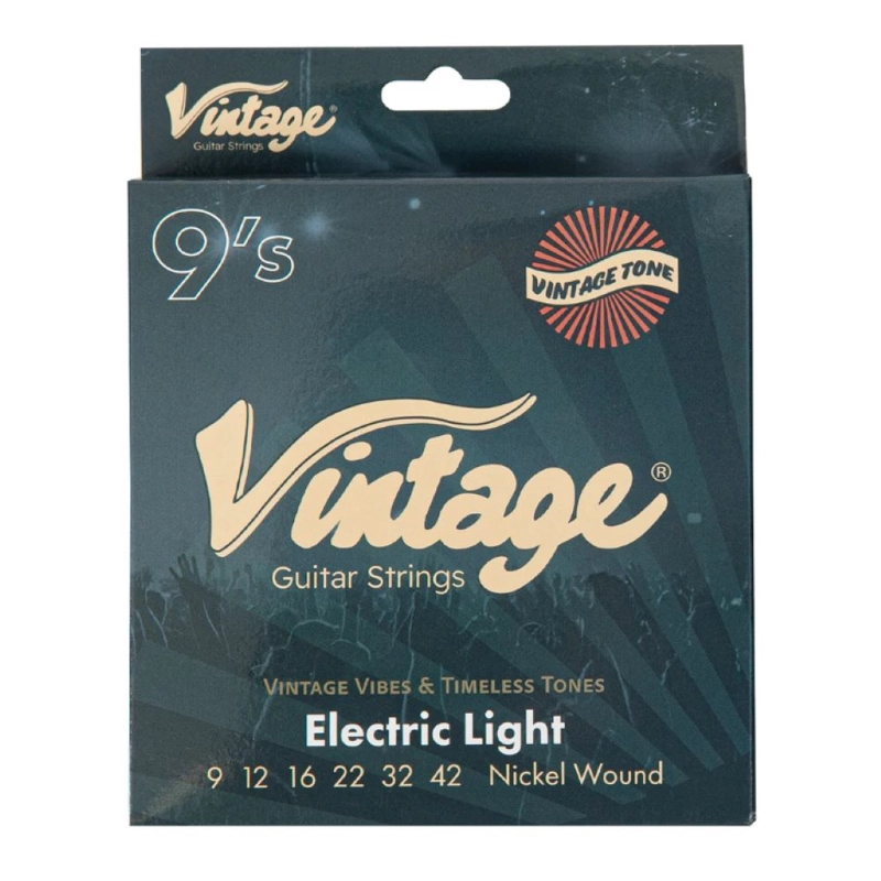 SET DE 6 CUERDAS PARA GUITARRA ELECTRICA VINTAGE VES-0942 - 1