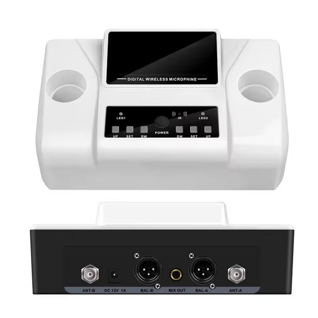 SISTEMA DE MICROFONO INALAMBRICO DEBRA WM-2W - 4