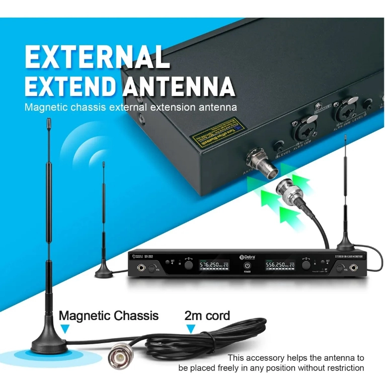 SISTEMA DE MONITOREO INALAMBRICO INTRAAURAL DEBRA ST-202 - 4