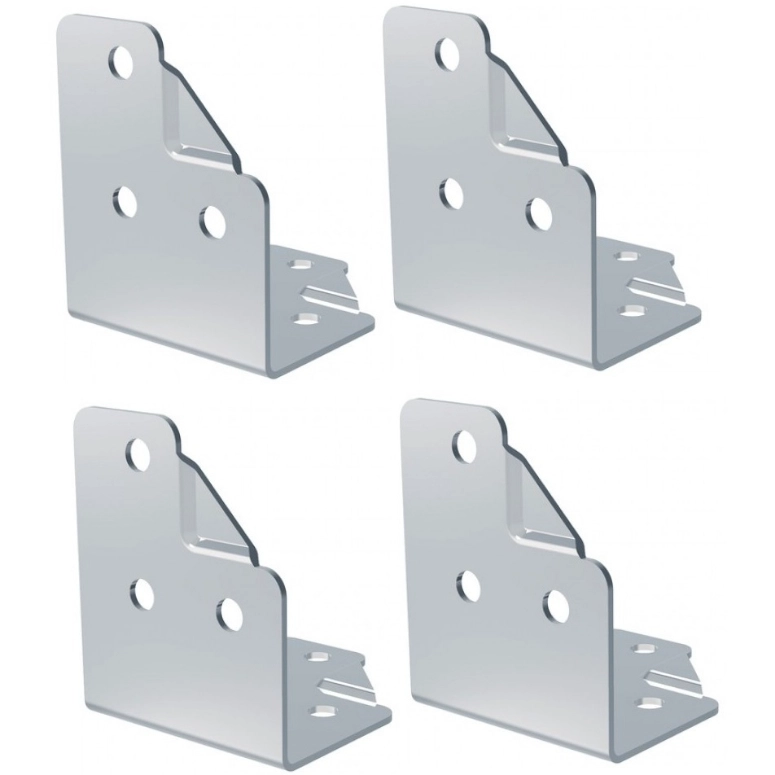SOPORTE EN L CON RELIEVE Y 6 AGUJEROS PENN ELCOM 4 B-1128 - 1