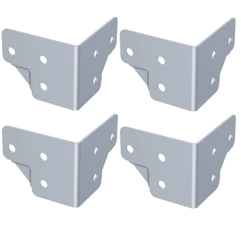 SOPORTE EN L CON RELIEVE Y 6 AGUJEROS PENN ELCOM 4 B-1128 - 2