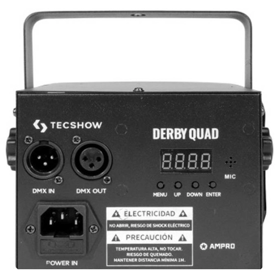 EFECTO DE LED PROFESIONAL TECSHOW DERBY QUAD - 3