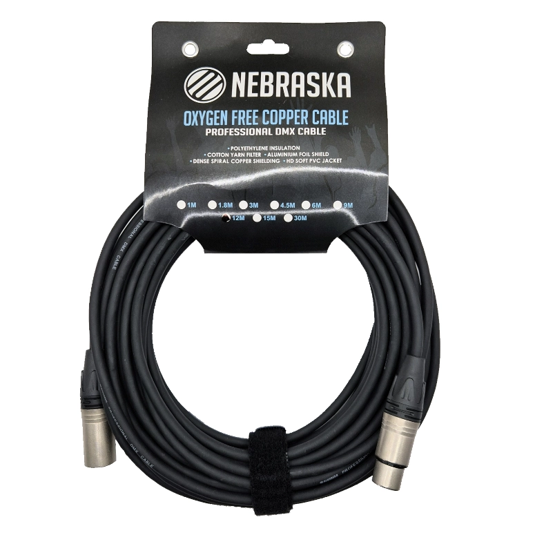 CABLE DE 12 METROS NEBRASKA DMX-MF12 - 1