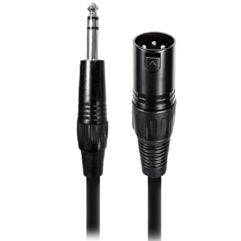 CABLE PLUG STEREO A XLR MACHO DE 1.8 MT NEBRASKA XMJ-S1.8 - 2