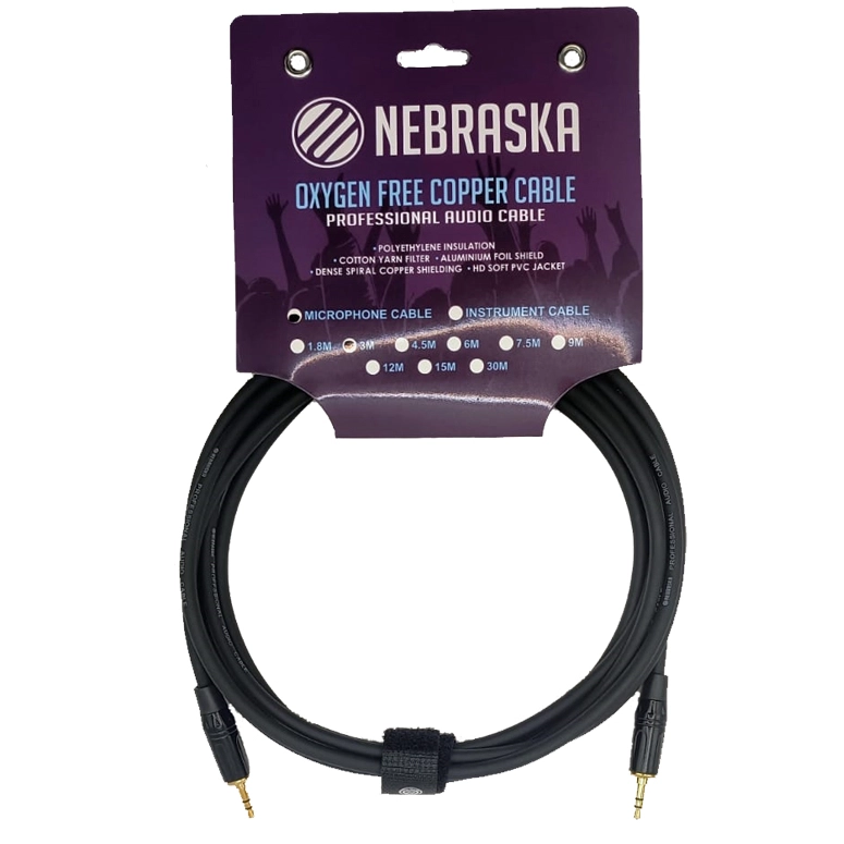 CABLE AUXILIAR MINI PLUG A MINI PLUG NEBRASKA SJM-SJ3 - 1