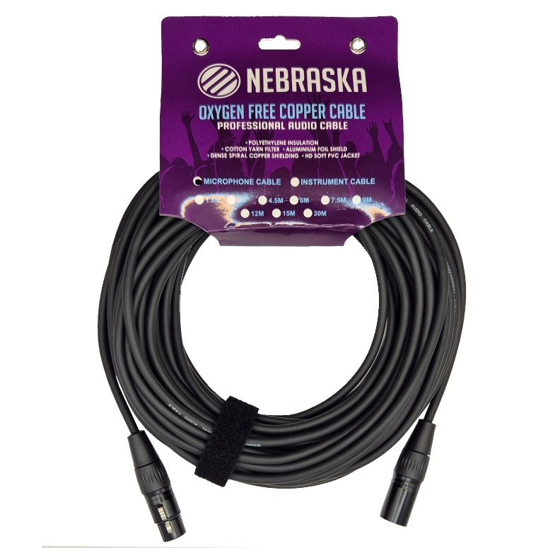 CABLE DE MICROFONO DE 20 METROS NEBRASKA MXF 20 - 1