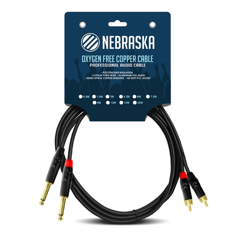 CABLE 2 RCA A 2 TS DE 3 METROS NEBRASKA RRJ3 - 1