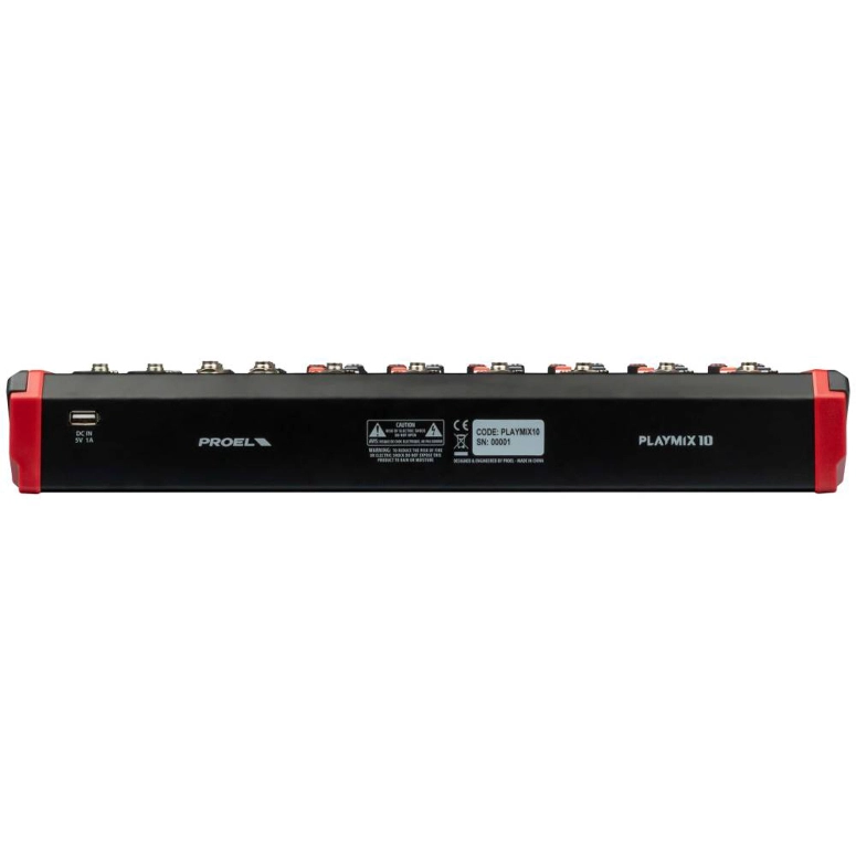 MEZCLADORA COMPACTA PROFESIONAL PROEL PLAYMIX 10 - 3