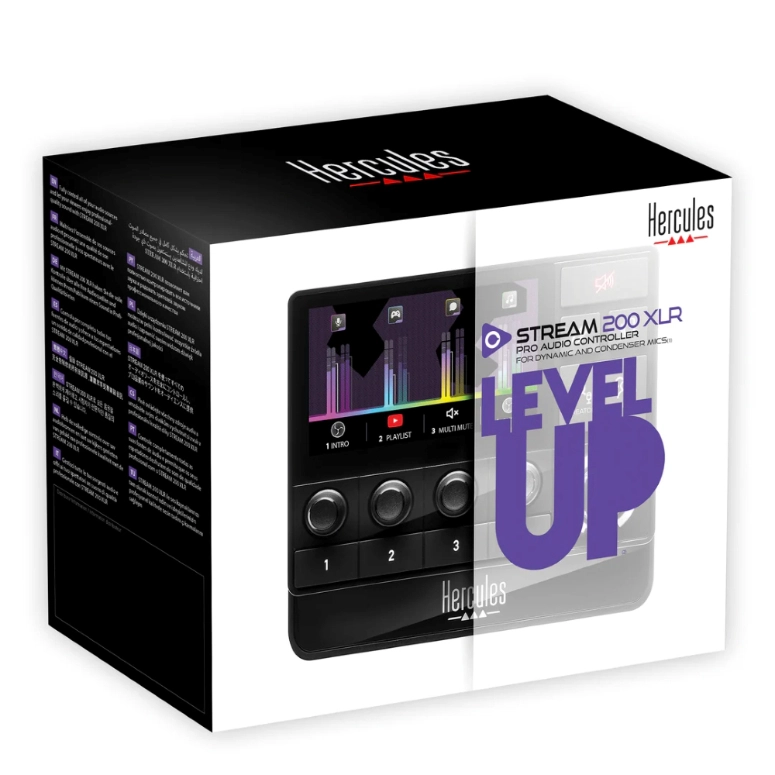 MEZCLADOR DE AUDIO USB PARA PC HERCULES DJ STREAM 200 - 4