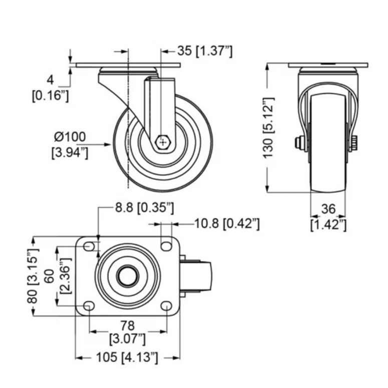 RUEDA PENN ELCOM W9006 - 2